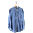 Load image into Gallery viewer, Vintage Chaps Ralph Lauren Embroidered Crest Denim Button Up - M