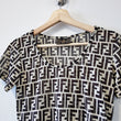 Load image into Gallery viewer, Vintage Fendi Zucca Mesh Monogram WOMENS Top Made In Italy - M