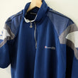 Load image into Gallery viewer, Vintage Champion Logo Quarter Zip T-Shirt - M/L