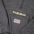 Load image into Gallery viewer, Vintage Napapijri Geographic Big Spell Out Fleece Lined Quilted Jacket - M