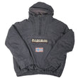 Load image into Gallery viewer, Vintage Napapijri Geographic Big Spell Out Fleece Lined Quilted Jacket - M