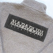 Load image into Gallery viewer, Vintage RARE Napapijri Geographic Sherpa Corduroy Patch Quarter Zip - L