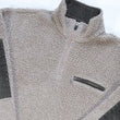 Load image into Gallery viewer, Vintage RARE Napapijri Geographic Sherpa Corduroy Patch Quarter Zip - L