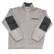 Load image into Gallery viewer, Vintage RARE Napapijri Geographic Sherpa Corduroy Patch Quarter Zip - L