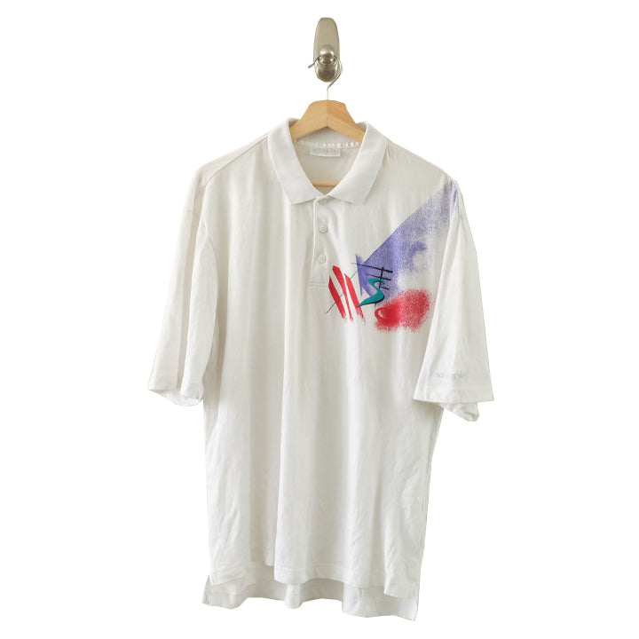 Vintage Adidas Tennis Polo Shirt XL Steep Store