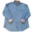 Load image into Gallery viewer, Vintage Burberry Embroidered Logo Long Sleeve Button Up Shirt - XL