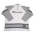 Load image into Gallery viewer, Vintage Champion Embroidered Spell Out Quarter Zip Sweatshirt - XXL