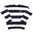 Load image into Gallery viewer, Vintage Chemise Lacoste Stripe Logo Made In France Crewneck - L/XL