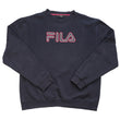 Load image into Gallery viewer, Vintage Fila Big Embroidered Spell Out Crewneck - L