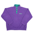 Load image into Gallery viewer, Vintage Fila Magic Line Embroidered Snap Fleece - M