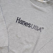 Load image into Gallery viewer, Vintage Hanes USA Embroidered Spell Out Crewneck - L