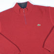 Load image into Gallery viewer, Vintage Lacoste Logo Quarter Zip Sweater - XS