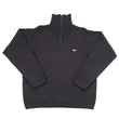 Load image into Gallery viewer, Vintage Lacoste Logo Ribbed Quarter Zip Sweater - L