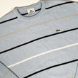 Load image into Gallery viewer, Vintage Lacoste Logo Stripe Ribbed Sweater - M