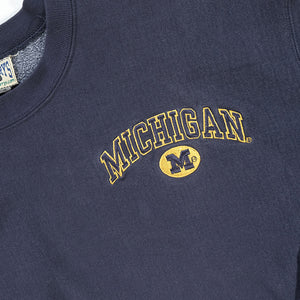 Vintage University Of Michigan Embroidered Crewneck - XXL