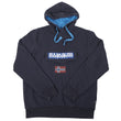 Load image into Gallery viewer, Vintage Napapijri Geographic Spell Out Hooded Sweatshirt - M