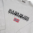 Load image into Gallery viewer, Vintage Napapijri Geographic Big Spell Out Crewneck - L