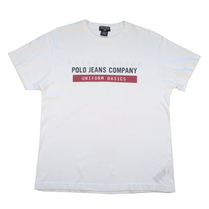 Vintage Polo Ralph Lauren Jeans Spell Out T-Shirt - M