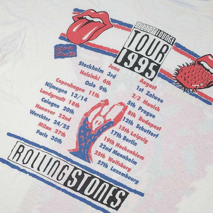 Vintage 1995 Rolling Stones Voodoo European Tour T-Shirt - XL