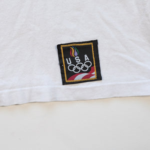 Vintage 1992 Olympics USA Graphic Single Stitch T-Shirt - XL/XXL