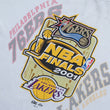 Load image into Gallery viewer, Vintage 2001 NBA Finals Sixers vs Los Angeles Lakers Graphic T-Shirt - L/XL
