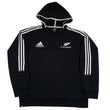 Load image into Gallery viewer, Vintage Adidas All Black Rugby Hoodie - M