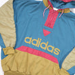 Load image into Gallery viewer, Vintage RARE 80s Adidas Quarter Zip Embroidered Spell Out Sweatshirt - M/L