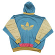 Load image into Gallery viewer, Vintage RARE 80s Adidas Quarter Zip Embroidered Spell Out Sweatshirt - M/L