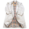 Load image into Gallery viewer, Vintage Burberry Wool Nova Check Lined Trench Coat Made In England - XL