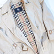 Load image into Gallery viewer, Vintage Burberry OG Nova Check Lined Trench Coat Made In England - L
