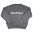 Load image into Gallery viewer, Vintage Caterpillar Embroidered Spell Out Crewneck - M