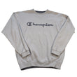 Load image into Gallery viewer, Vintage Champion Embroidered Spell Out Crewneck - M/L