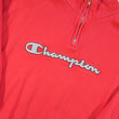 Load image into Gallery viewer, Vintage Champion BIG Embroidered Spell Out Quarter Zip Sweatshirt - L