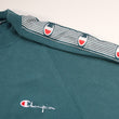 Load image into Gallery viewer, Vintage Champion Embroidered Spell Out Tape Logo T-Shirt - S
