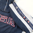 Load image into Gallery viewer, Vintage Champion USA Embroidered Tape Spell Out Waffle Top - M