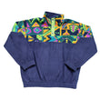 Load image into Gallery viewer, Vintage Fila Magic Line Embroidered Snap Fleece - XS