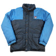 Load image into Gallery viewer, Vintage Fila Embroidered Logo Puffer Jacket - S