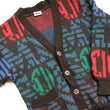 Load image into Gallery viewer, Vintage Missoni All Over Spell Out Knit Cardigan Made In ITALY - M