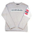 Load image into Gallery viewer, Vintage Napapijri Geographic Big Spell Out Knit Sweater - L