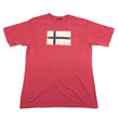Load image into Gallery viewer, Vintage Napapijri Geographic Flag T-Shirt - M