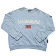 Load image into Gallery viewer, Vintage Napapijri Geographic Big Spell Out Crewneck - M