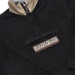 Load image into Gallery viewer, Vintage RARE Napapijri Geographic Spell Out Fleece Quarter Zip - M