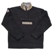 Load image into Gallery viewer, Vintage RARE Napapijri Geographic Spell Out Fleece Quarter Zip - M