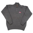 Load image into Gallery viewer, Vintage Napapijri Geographic Flag Quarter Zip Sweater - S