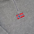Load image into Gallery viewer, Vintage RARE Napapijri Geographic Big Flag Sherpa Fleece Quarter Zip - L/XL