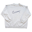Load image into Gallery viewer, Vintage Rare Nike Big Embroidered Swoosh Heavy Weight Crewneck - XL