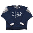 Load image into Gallery viewer, Vintage RARE Nike Big Embroidered Spell Out Crewneck - L