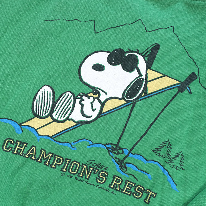 Vintage 1970s Snoopy Champions Rest Sweatshirt - XL