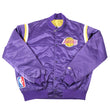 Load image into Gallery viewer, Vintage RARE Starter Los Angeles Lakers Embroidered Satin Bomber Made In USA - L