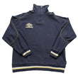 Load image into Gallery viewer, Vintage Umbro Embroidered Quarter Zip Sweatshirt - M/L